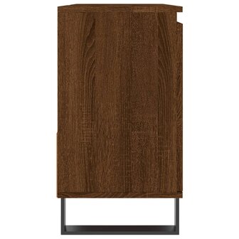 Badkamerkast 65x33x60 cm bewerkt hout bruin eikenkleur 6