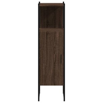 Badkamerkast 33x33x120,5 cm bewerkt hout bruin eikenkleurig 5