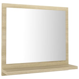 Badkamerspiegel 40x10,5x37 cm bewerkt hout sonoma eikenkleurig 2