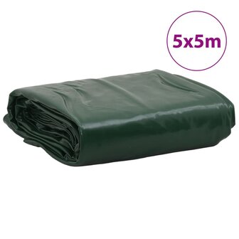 Dekzeil 650 g/m&sup2; 5x5 m groen 8