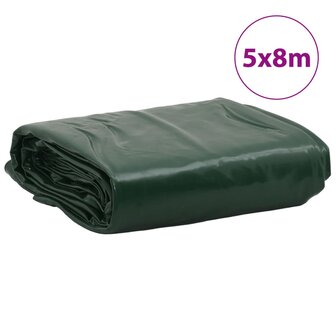 Dekzeil 650 g/m&sup2; 5x8 m groen 8