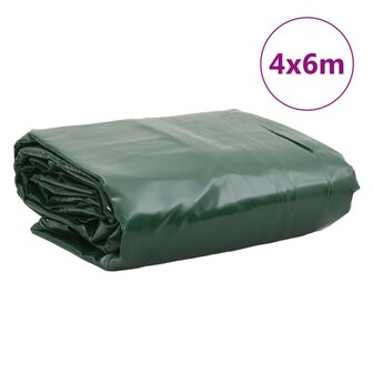 Dekzeil 650 g/m&sup2; 4x6 m groen 9