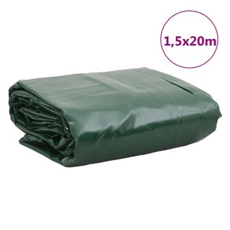 Dekzeil 650 g/m&sup2; 1,5x20 m groen 9