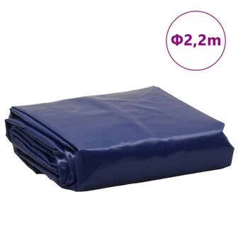 Dekzeil 650 g/m&sup2; &Oslash; 2,2 m blauw 8