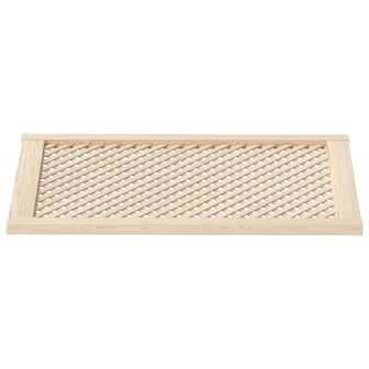 Kastdeuren met latwerk 2 st 59,5x99 cm massief grenenhout 4