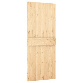 Schuifdeur met beslag 85x210 cm massief grenenhout 5