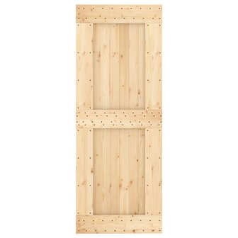 Schuifdeur met beslag 80x210 cm massief grenenhout 4