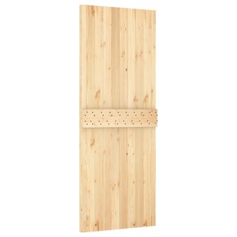 Schuifdeur met beslag 80x210 cm massief grenenhout 5