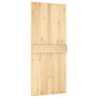 Schuifdeur met beslag 90x210 cm massief grenenhout 5