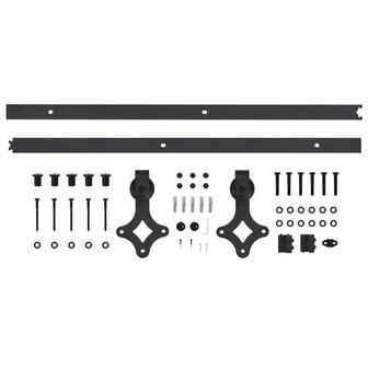 Schuifdeur met beslag 90x210 cm massief grenenhout 10