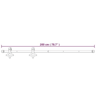 Schuifdeur met beslag 70x210 cm massief grenenhout 12