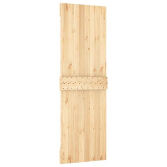 Schuifdeur met beslag 70x210 cm massief grenenhout 5