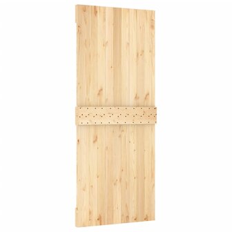 Schuifdeur met beslag 80x210 cm massief grenenhout 5