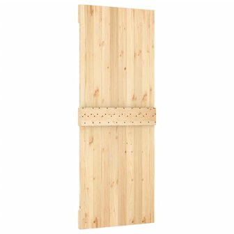 Schuifdeur met beslag 80x210 cm massief grenenhout 5