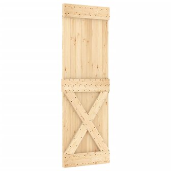 Schuifdeur met beslag 70x210 cm massief grenenhout 3