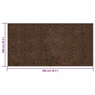 Kurk op rol&nbsp;100x200 cm 2 mm rubber 8