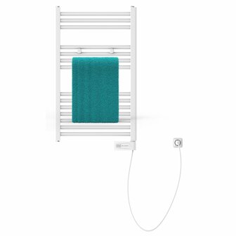 EISL Badkamerradiator met timer 80x50x15 cm wit 4