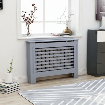 Radiatorombouw 112x19x81,5 cm MDF antraciet 1