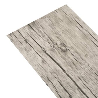 Vloerplanken zelfklevend 5,02 m&sup2; 2 mm PVC washed eiken 2