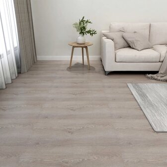 Vloerplanken 20 st zelfklevend 1,86 m&sup2; PVC taupe 1