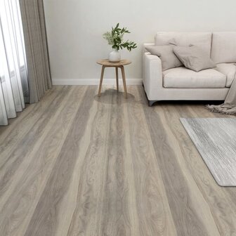 Vloerplanken 20 st zelfklevend 1,86 m&sup2; PVC taupe 1