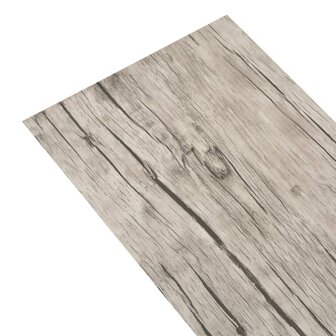 Vloerplanken zelfklevend 5,21 m&sup2; 2 mm PVC washed eiken 7