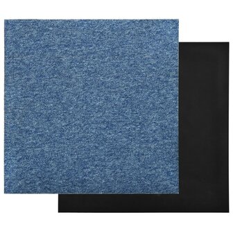 Tapijttegels 20 st 5 m&sup2; 50x50 cm blauw 4