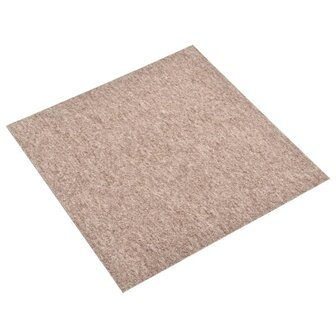 Tapijttegels 20 st 5 m&sup2; 50x50 cm beige 2