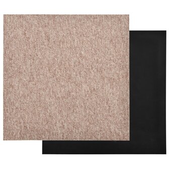 Tapijttegels 20 st 5 m&sup2; 50x50 cm beige 4