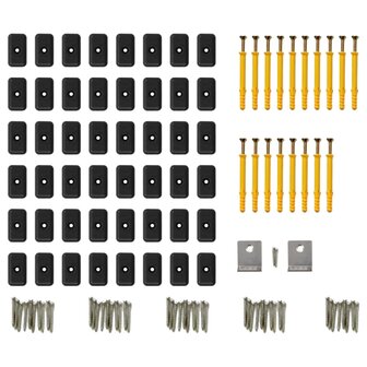 Terrasplanken HKC met accessoires 10 m&sup2; 2,2 m grijs 8