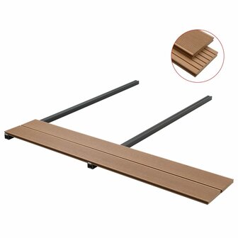 Terrasplanken met accessoires 16 m&sup2; 2,2 m massief HKC teak 3