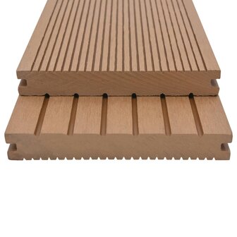 Terrasplanken met accessoires 30 m&sup2; 2,2 m massief HKC teak 2