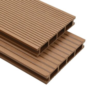 Terrasplanken HKC met accessoires 10 m&sup2; 4 m teak 1