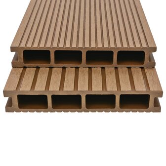 Terrasplanken HKC met accessoires 10 m&sup2; 4 m teak 2