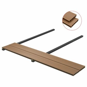 Terrasplanken HKC met accessoires 10 m&sup2; 4 m teak 3