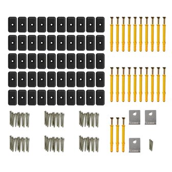 Terrasplanken HKC met accessoires 15 m&sup2; 4 m teak 9