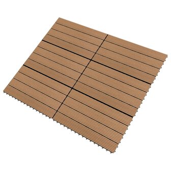 Terrastegels 6 st 60x30 cm 1,08 m&sup2; HKC bruin 2