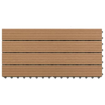 Terrastegels 6 st 60x30 cm 1,08 m&sup2; HKC bruin 3