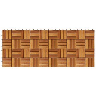 Terrastegels acaciahout 30 x 30 cm (10 stuks) 2