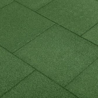 Valtegels 18 st 50x50x3 cm rubber groen 1