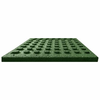 Valtegels 18 st 50x50x3 cm rubber groen 5