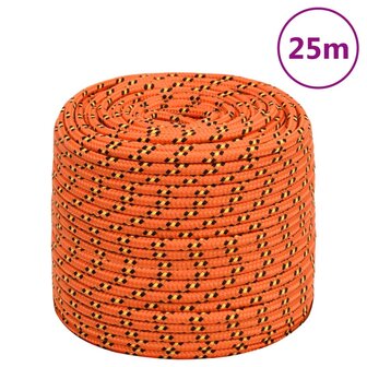 Boottouw 6 mm 25 m polypropyleen oranje 1