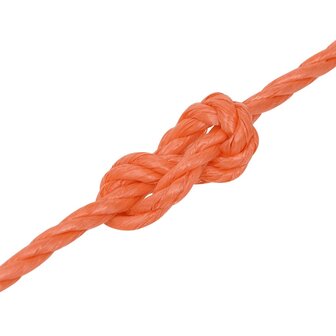 Werktouw 3 mm 50 m polypropeen oranje 4