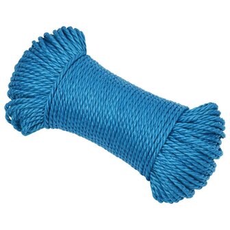 Werktouw 3 mm 25 m polypropeen blauw 2