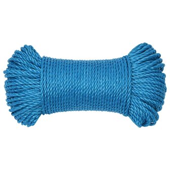 Werktouw 8 mm 50 m polypropeen blauw 3