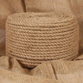 Touw 25 m lang 12 mm dik jute 1