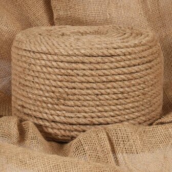 Touw 25 m lang 14 mm dik jute 1