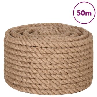 Touw 50 m lang 16 mm dik jute 2