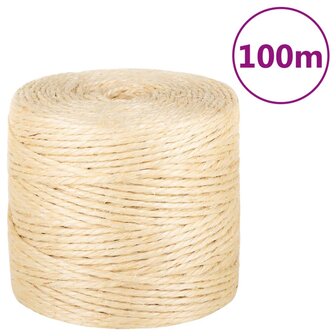 Touw 4 mm 100 m 100% sisal 1