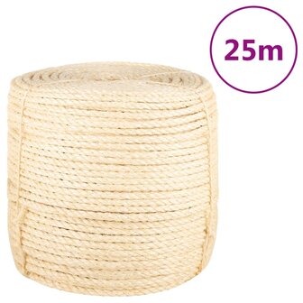 Touw 8 mm 25 m 100% sisal 1